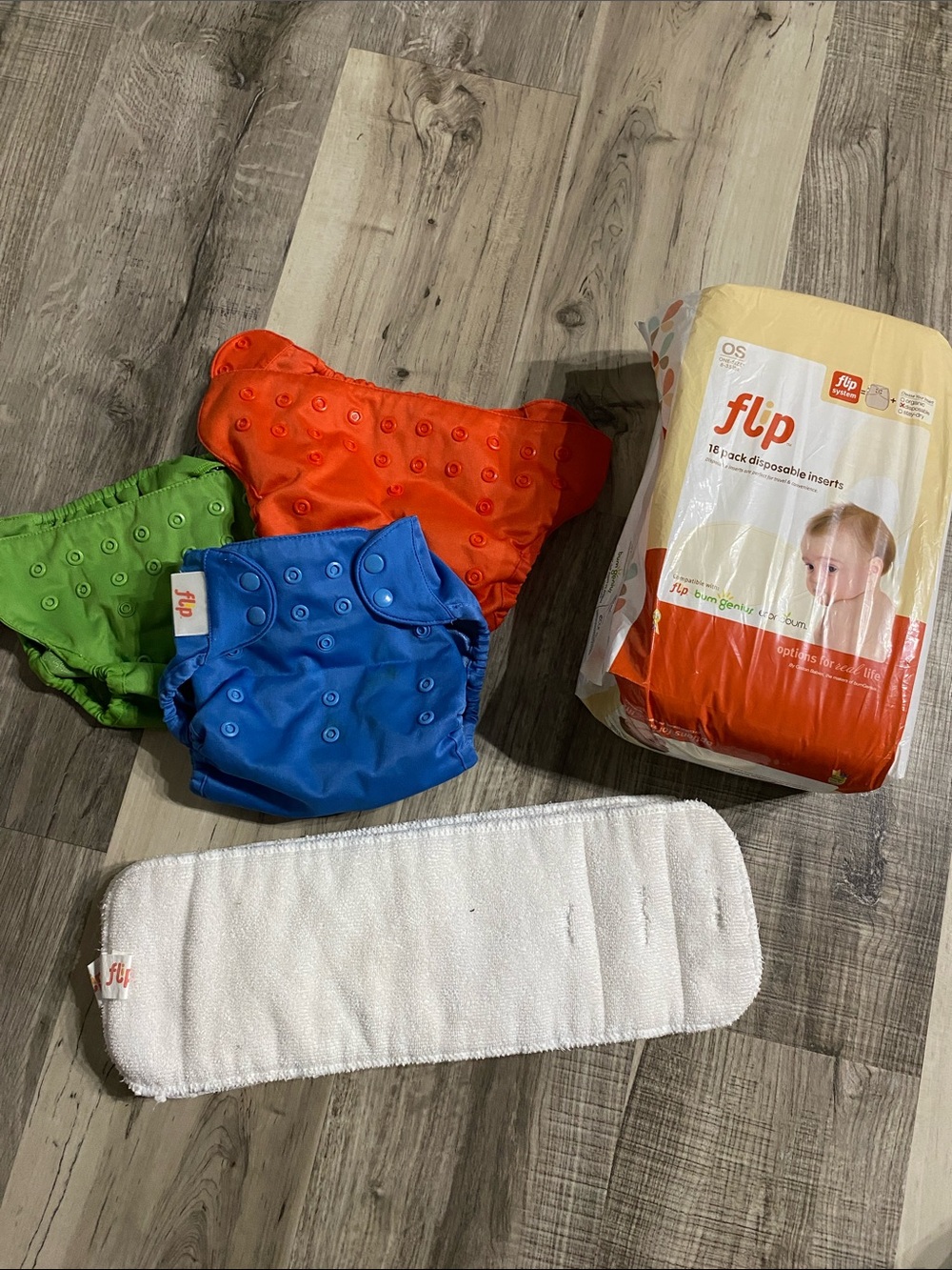 Flip Cloth Diaper Lot